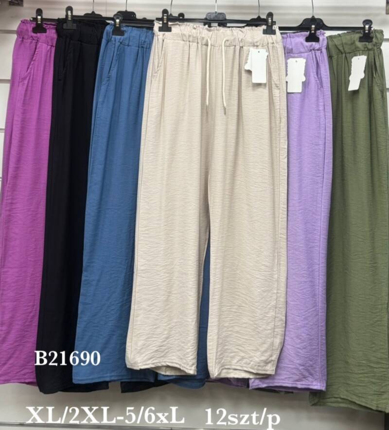 Spodnie damskie Roz XL-6XL, Mix Kolor Paczka 12 szt